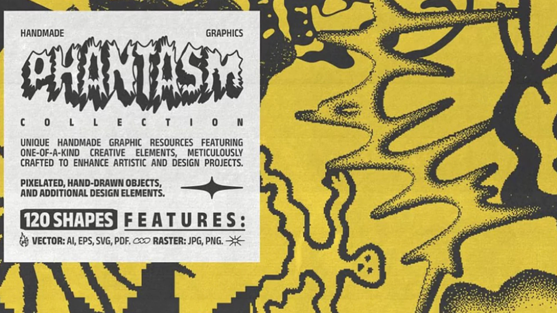 120 Абстрактных Лиц и Форм — Пакет Иконок